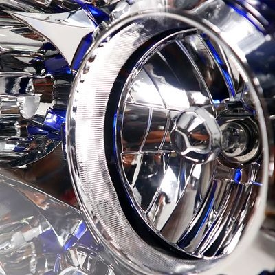 Bus Headlight 4121-00131 for Kinglong Bus ZK6858H Made of Durable PC Material