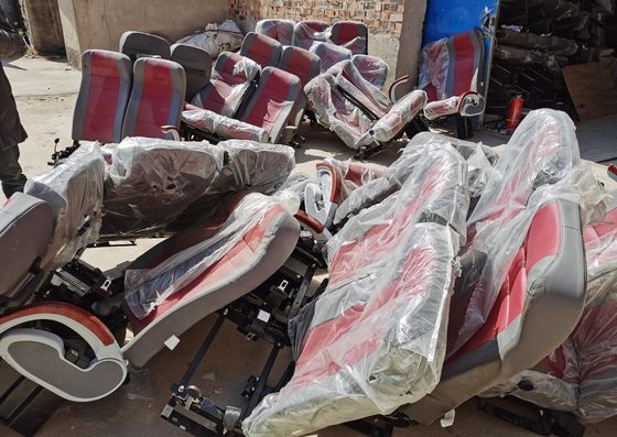 Bus Parts 7204-00440 Double Seat/Group Red Passenger Seat for Zhongtong Bus Year 2005-